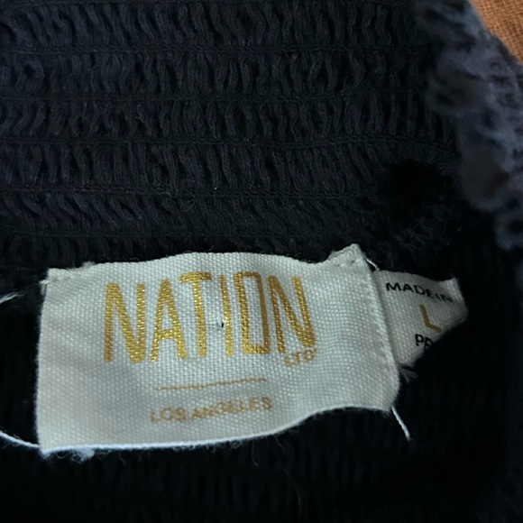 Nation LTD
SANDRINE TEE IN JET BLACK, Pima cotton, size large - Picture 6 of 7